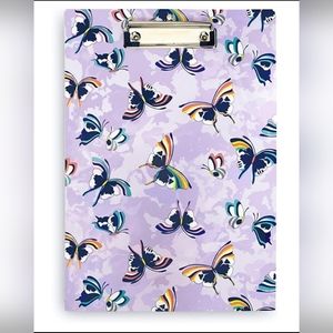 Vera Bradley Lavender Butterfly Clipboard